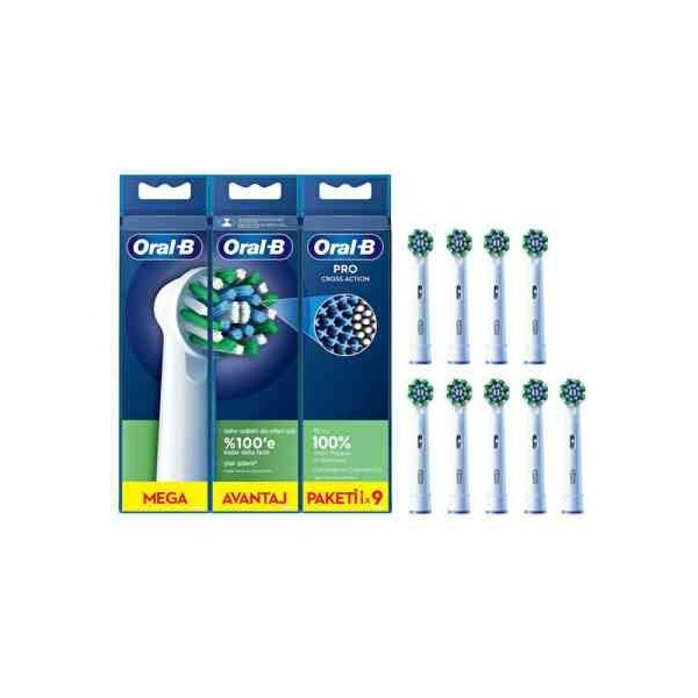 Oral-B Cross Action Şarjlı Diş Fırçası Yedek Başlığı 9’lu Oto Boyaları Fiyatı