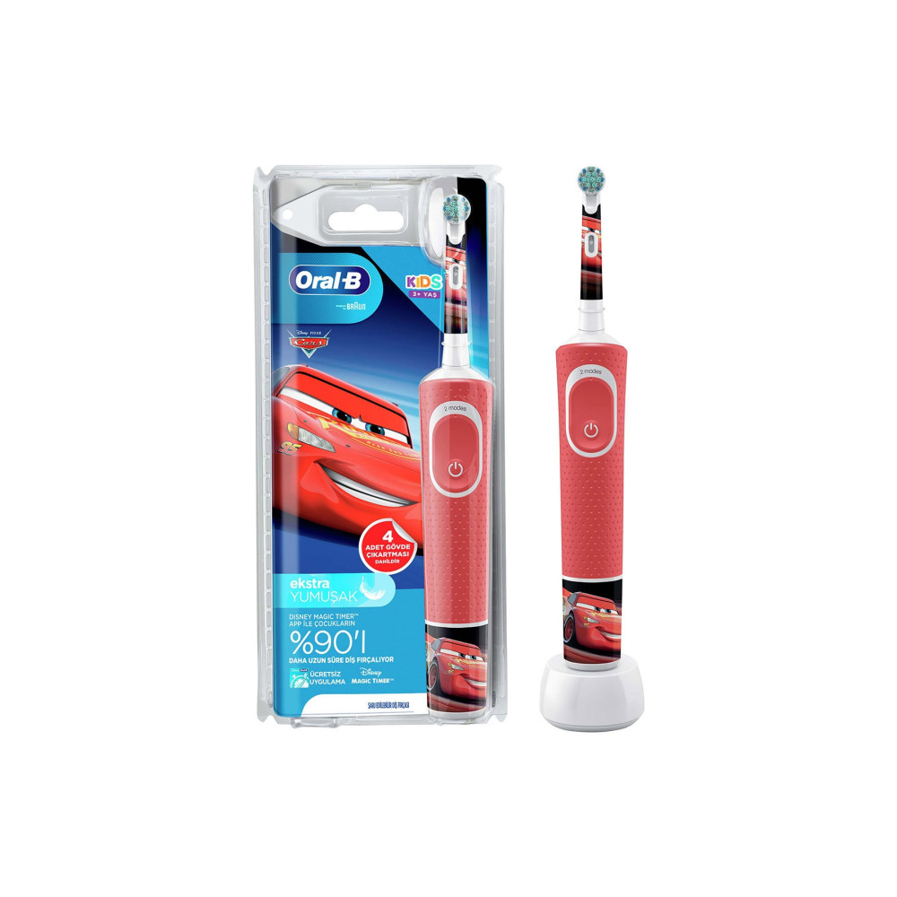 Oral-B D100 Çocuk Şarj Edilebilir Diş Fırçası Cars Şarjlı Diş Fırçası ve Aksesuarları Fiyatı