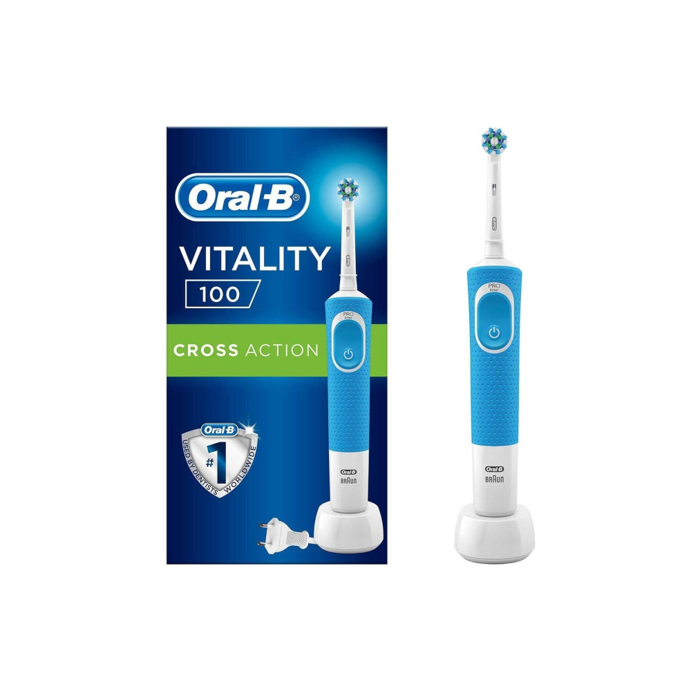 Oral-B D100 Şarj Edilebilir Diş Fırçası Cross Action Mavi Şarjlı Diş Fırçası ve Aksesuarları Fiyatı
