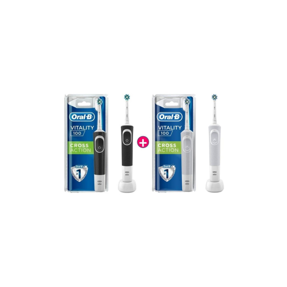 Oral-B D100 Vitality Cross Action Siyah + Beyaz Elektrikli Diş Fırçası Şarjlı Diş Fırçası ve Aksesuarları Fiyatı
