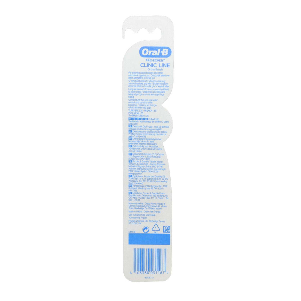 Oral-B Diş Fırçası Ortodontik 35 Yumuşak
