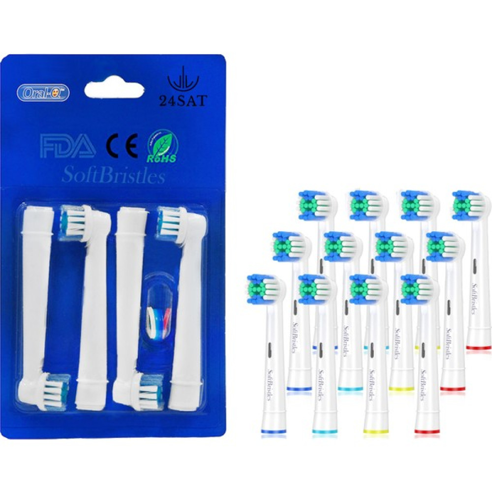 Oral B Diş Fırçasına Uyumlu Yedek Başlık 12'li Fırsat Paket - 12 Adet Başlık Şarjlı Diş Fırçası ve Aksesuarları Fiyatı