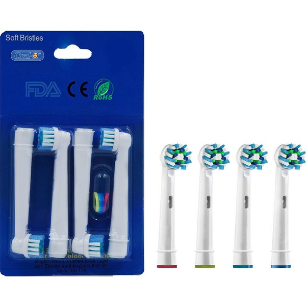 Oral B Diş Fırçasına Uyumlu Yedek Başlık 4'lü Şarjlı Diş Fırçası ve Aksesuarları Fiyatı