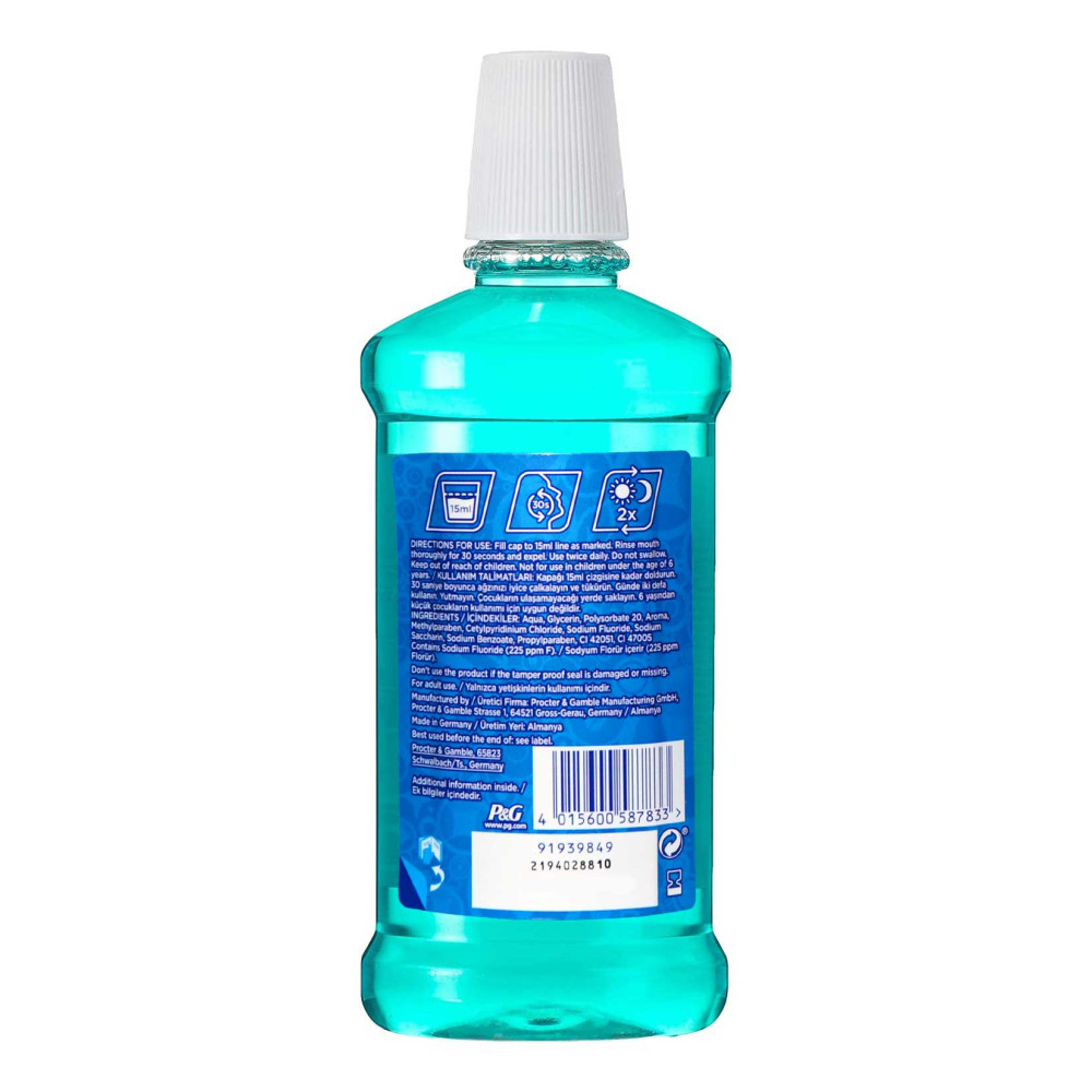 Oral-B Komple Bakım Ağız Bakım Suyu 500 ml Lasting Freshness