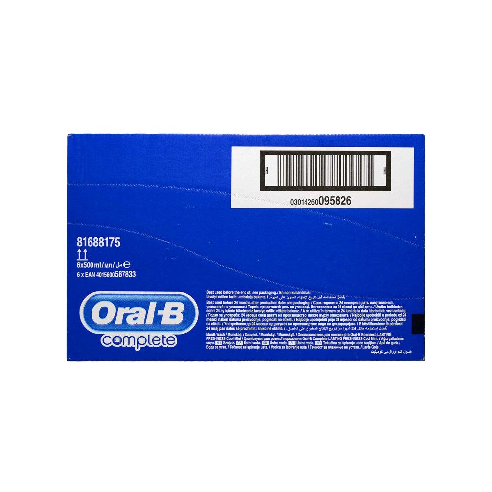 Oral-B Komple Bakım Ağız Bakım Suyu 500 ml Lasting Freshness