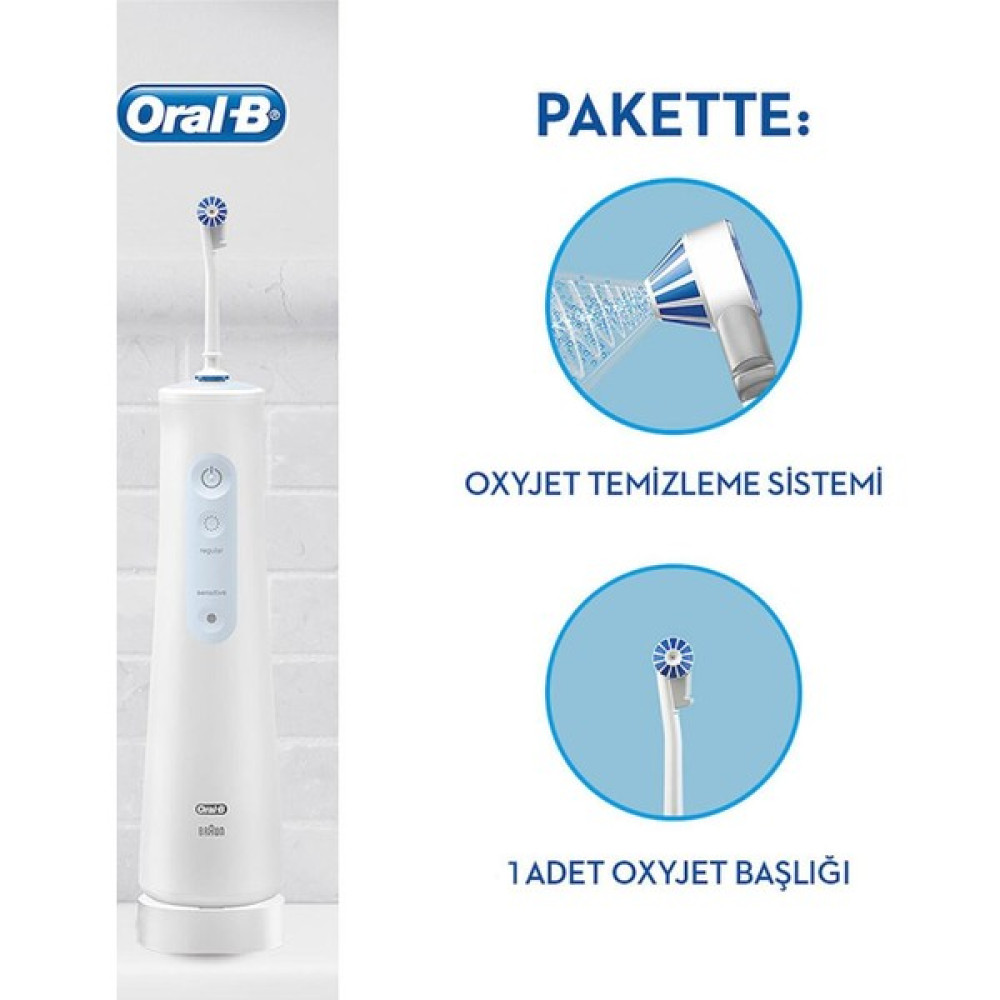 Oral-B Oral-B Aquacare Oxyjet Sarj Edilebilir Ağız Duşu Diş Beyazlatma Ürünü Diş Beyazlatıcılar Fiyatı