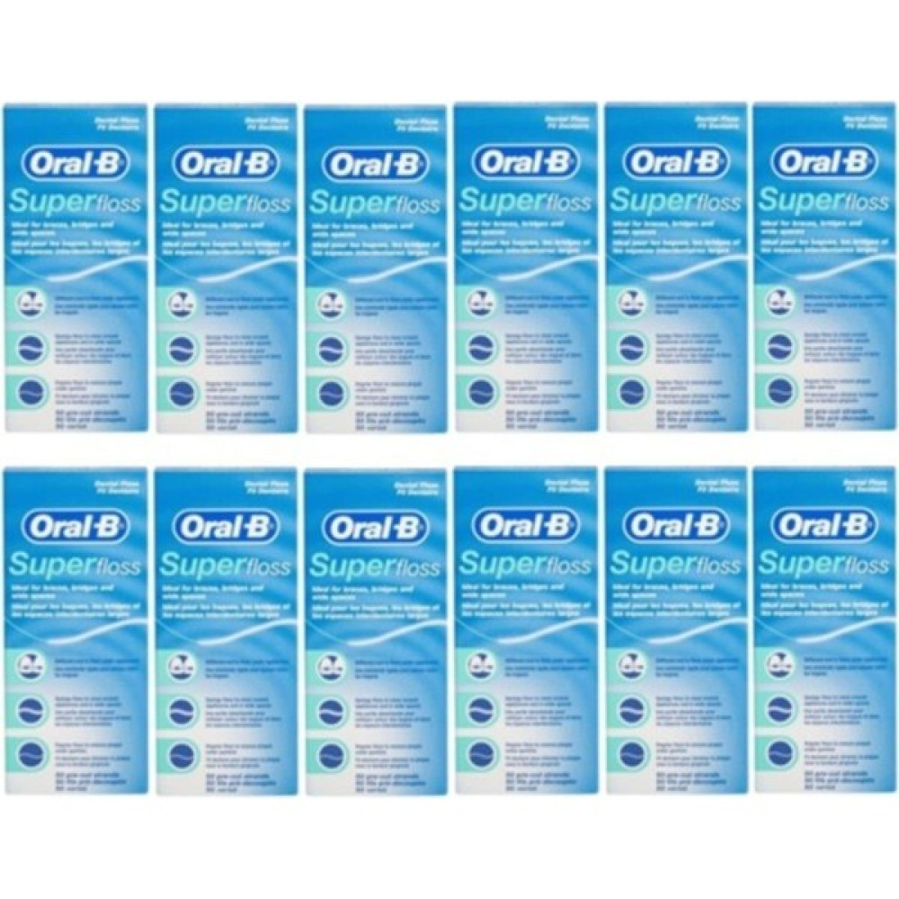 Oral-B Oral B Super Floss Diş Ipi 50 Adet X 12 Adet Diş İpleri Fiyatı