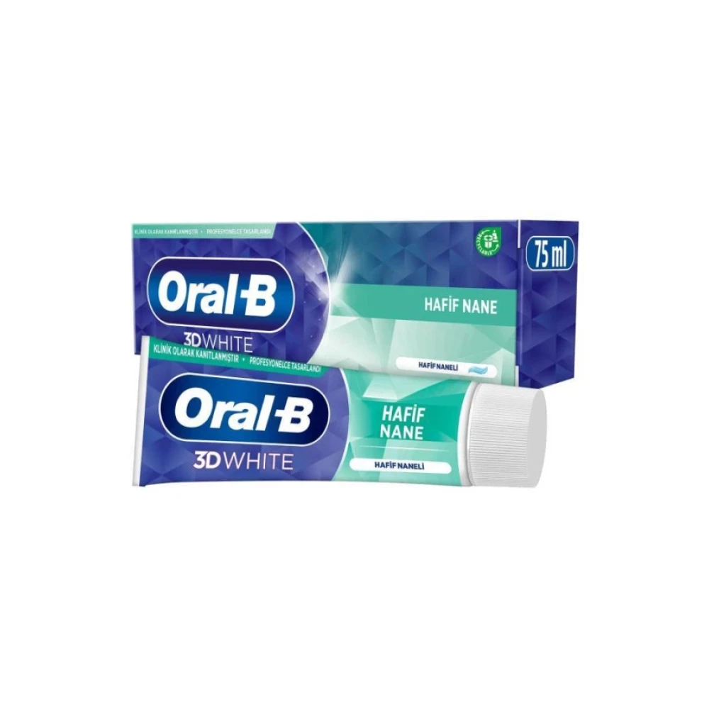 Oral-B Pro-3D White Hafif Nane 75 Ml Diş Macunu Diş Macunları Fiyatı