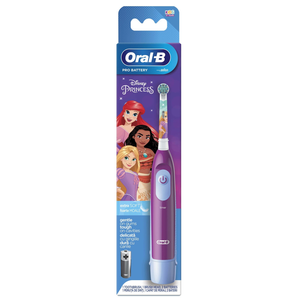 Oral-B Pro Battery Princess Çocuk Pilli Diş Fırçası Şarjlı Diş Fırçası ve Aksesuarları Fiyatı