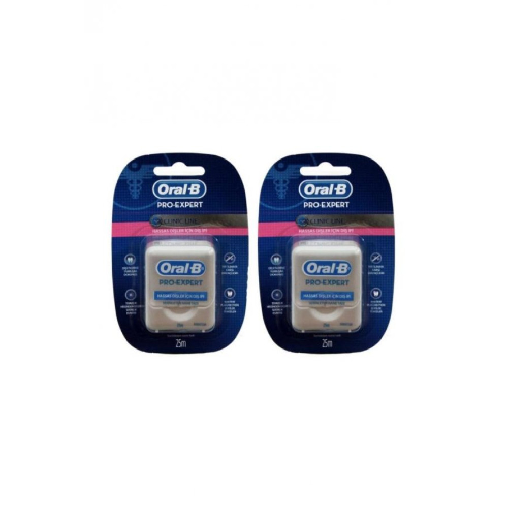 Oral-B Pro-Expert Clinic Line Dis Ipi 25M 2 Adet Diş İpleri Fiyatı