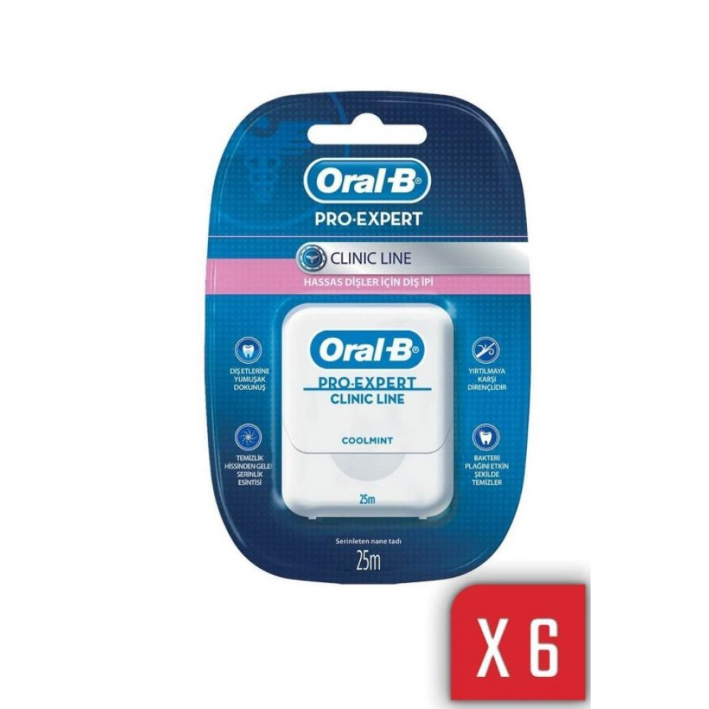 Oral-B Pro-Expert Clinic Line Dis Ipi 25M 6 Adet Diş İpleri Fiyatı