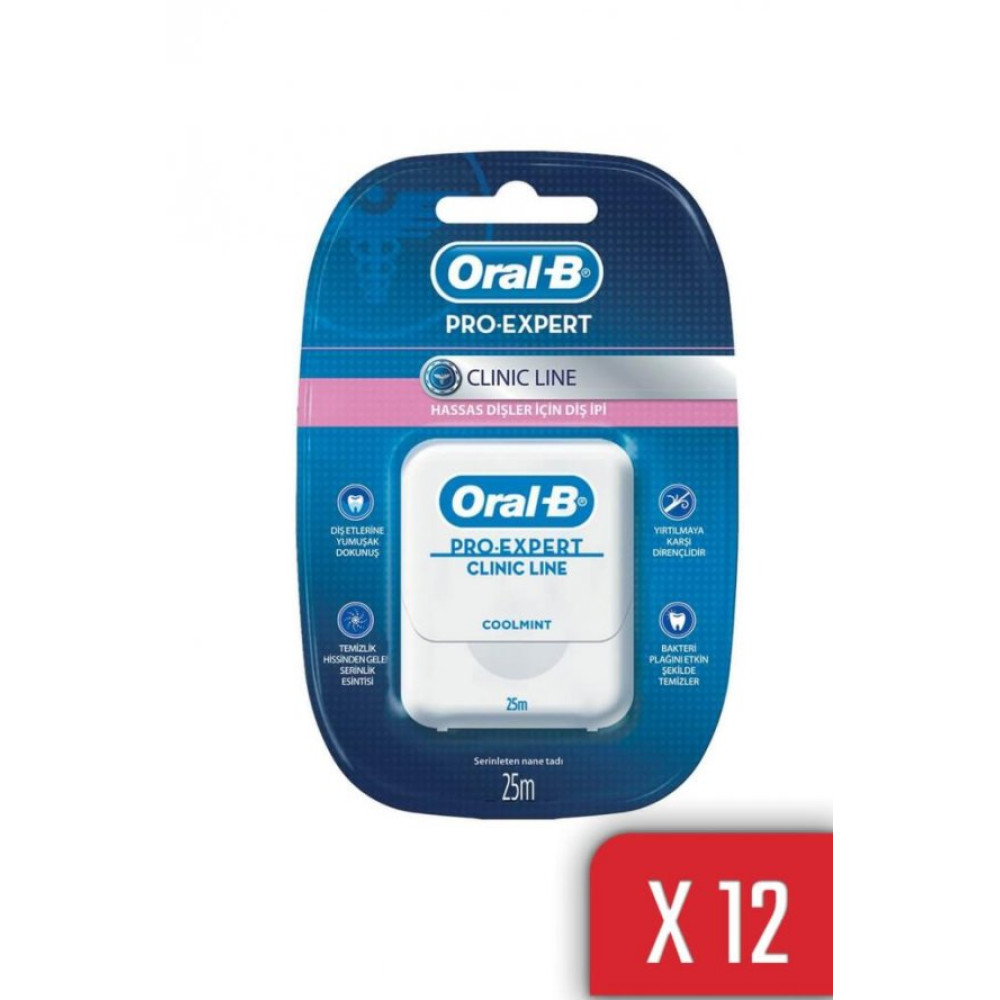 Oral-B Pro-Expert Clinic Line Dis Ipi 25M X12 Adet Diş İpleri Fiyatı
