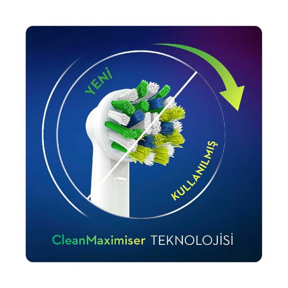 Oral-B Şarjlı Diş Fırçası Yedek Başlık 4'lü Cross Action Clean Maximis