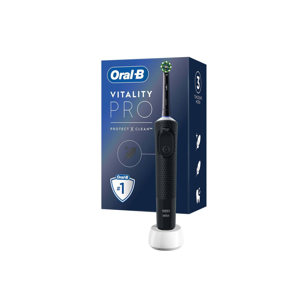 Oral-B Şarjlı/Elektrikli Diş Fırçası Vitality Pro Siyah Koruma ve Temizlik Şarjlı Diş Fırçası ve Aksesuarları Fiyatı