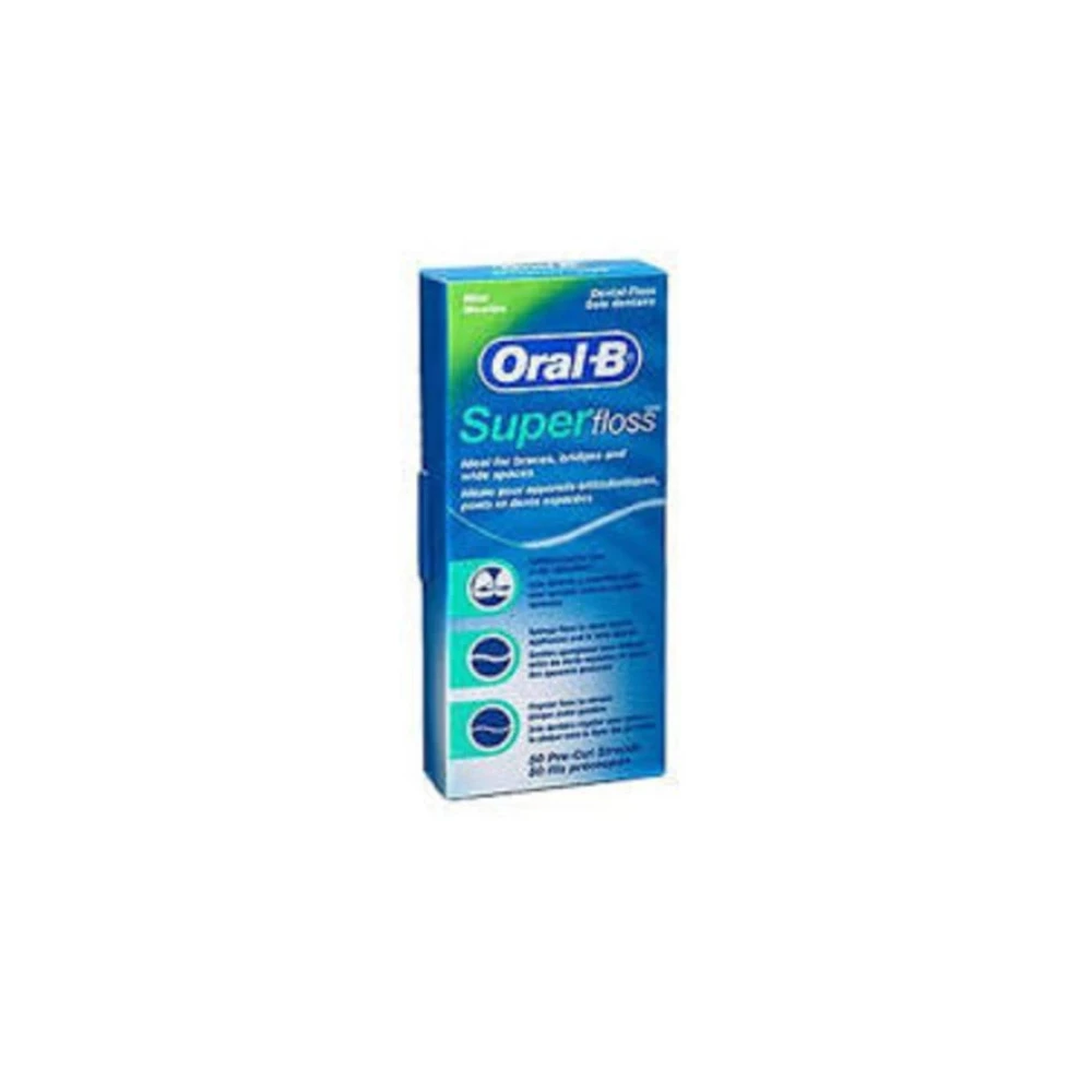 Oral-B Super Floss Dis Ipi 50 Adet - Ithal Diş İpleri Fiyatı