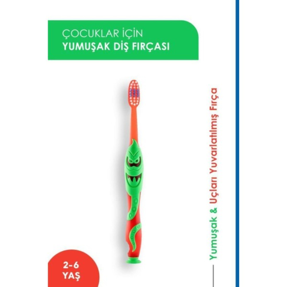 Oral Care Elgydium Kids Monster 2-6 Yaş Çocuk Diş Fırçası Diş Fırçaları Fiyatı