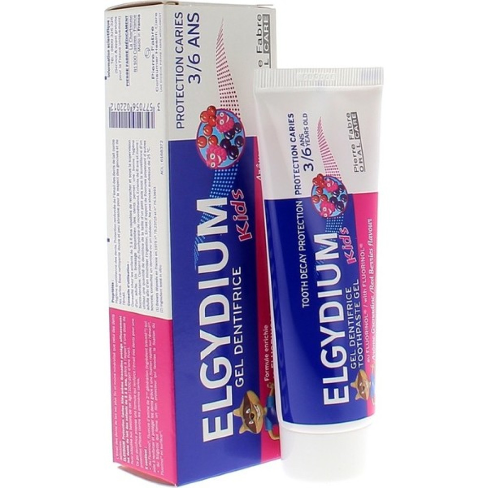 Oral Care Elgydium Kırmızı Meyveler Aromalı 3-6 Yaş Çocuk Diş Macunu 50 ml Diş Macunları Fiyatı