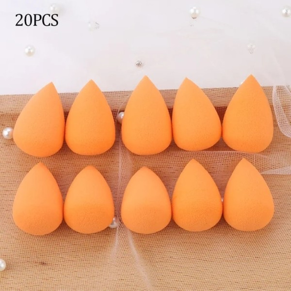 ORANGE-20PCS 10/20 Adet Mini Makyaj Süngeri Su Damlası Şekli Fondöten Puf Islak ve Kuru Kullanım Karışık Makyaj Süngeri Fondöten Pudra Allık Blende... Makyaj Fırça ve Aksesuarları Fiyatı