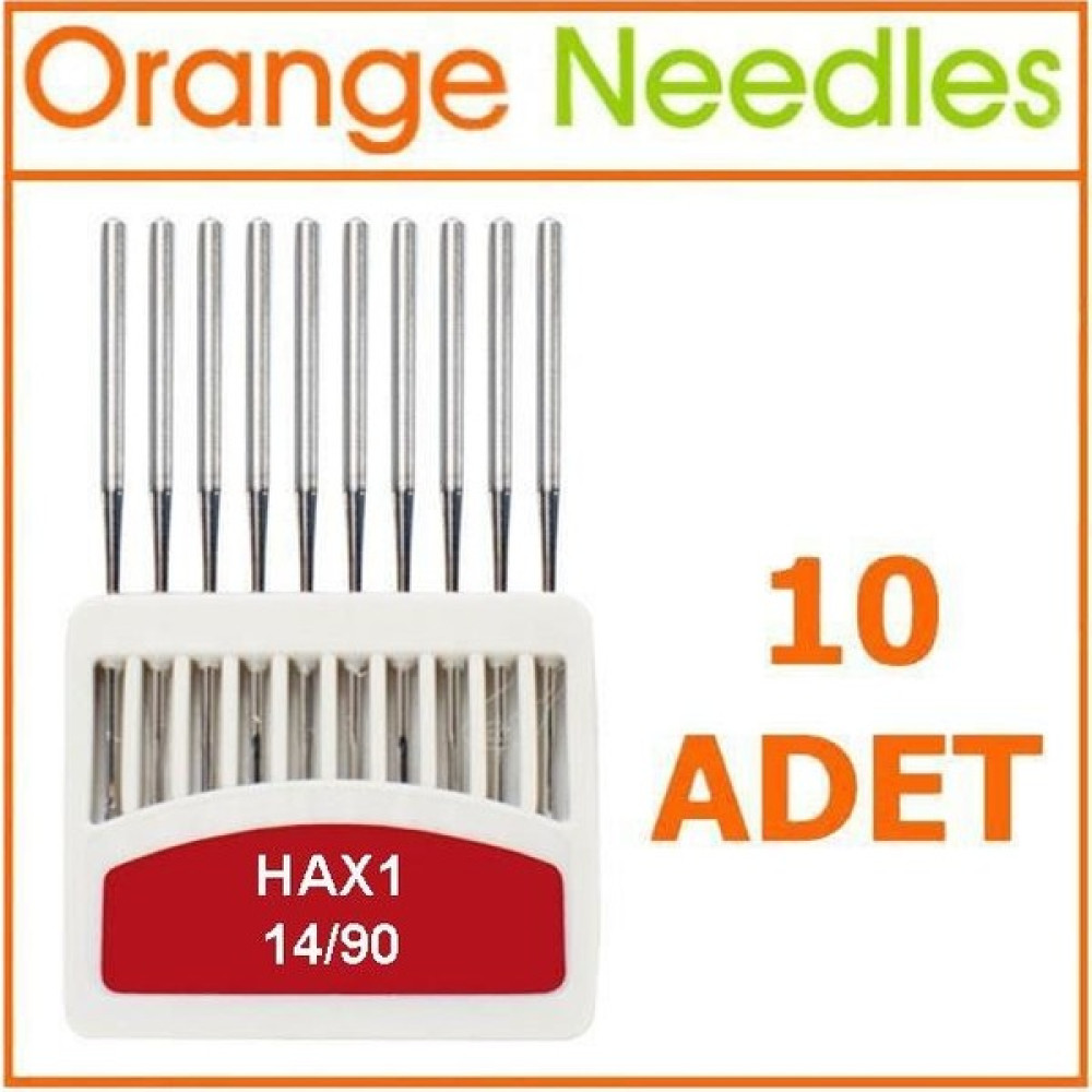 Orange Hax1 Ev Tipi Dikiş Makina Iğnesi 14 Numara 10 Adet Dikiş Makinesi Aksesuarları Fiyatı