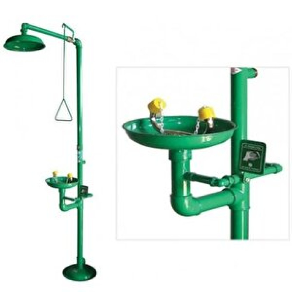 Orange Safety Göz Ve Boy Duşu Galvaniz Boyalı İş Güvenliği Ürünleri Fiyatı