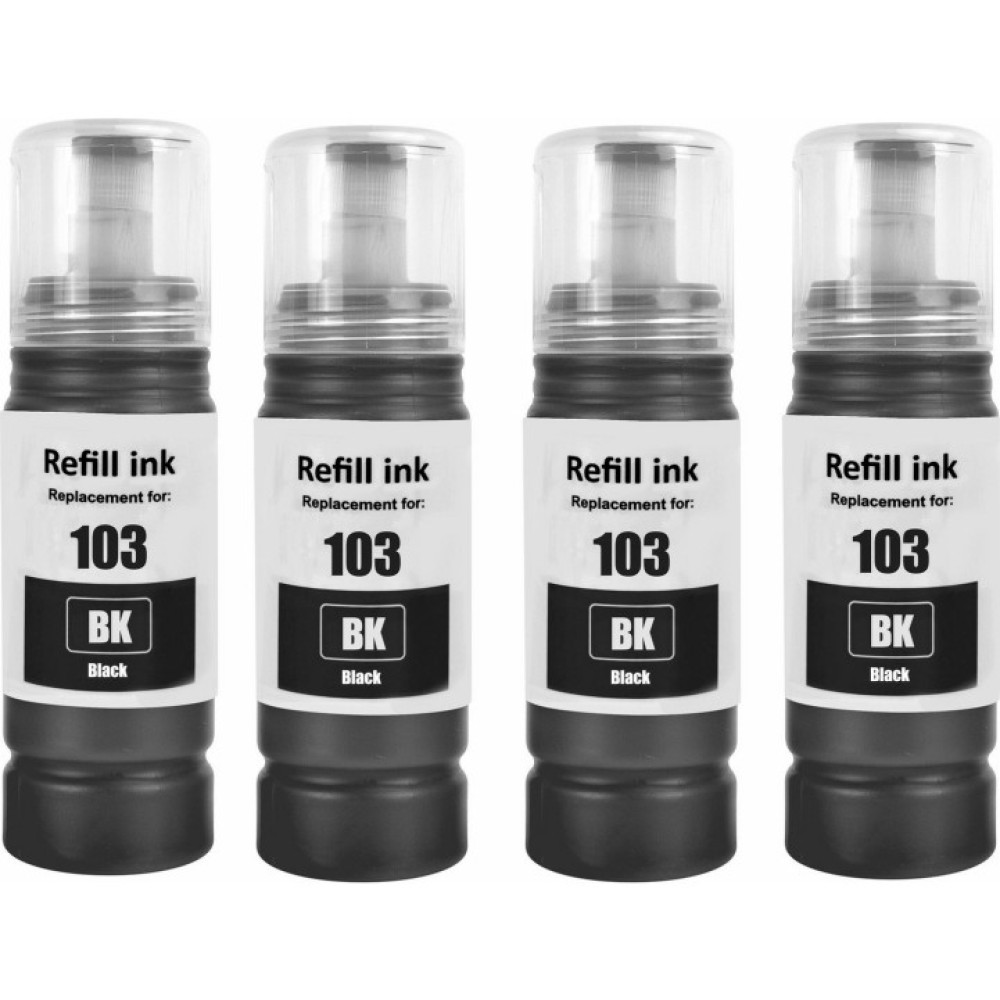 Oratek Epson 103 Ecotank L1110, L1210, L1250, L3110, L3111, L3150, L3151 4 Adet Siyah Muadil Mürekkep 70ML Muadil Kartuş Fiyatı