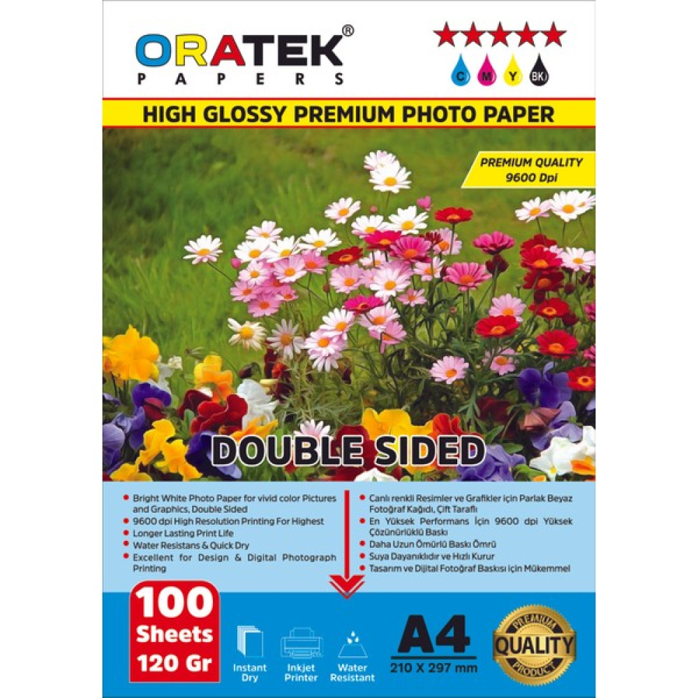 Oratek Epson L3251 Fotoğraf Kağıdı Premium Parlak 120 gr A4 100 Adet Fotoğraf Kağıtları & Asetatlar Fiyatı