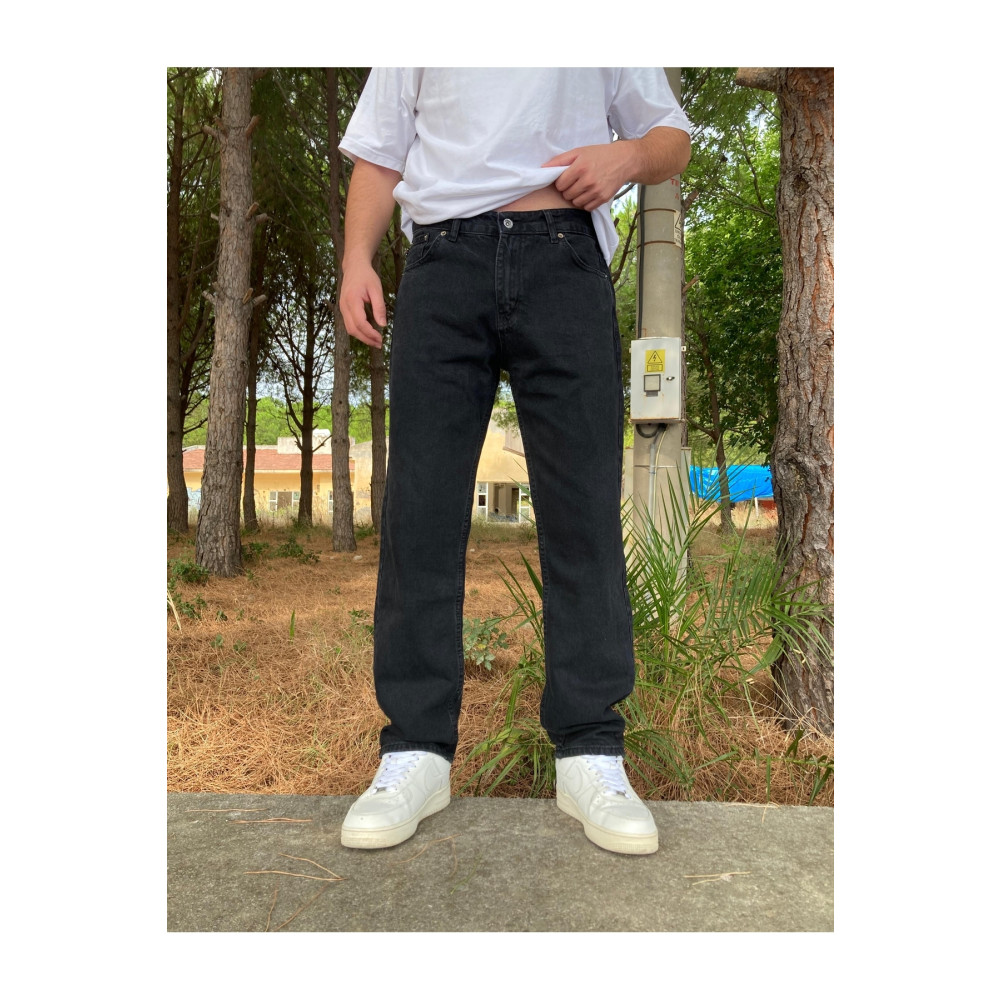 oraystore Yıkamalı Siyah Baggy Pantolon 32 Beden Kadın Pantolon Fiyatı