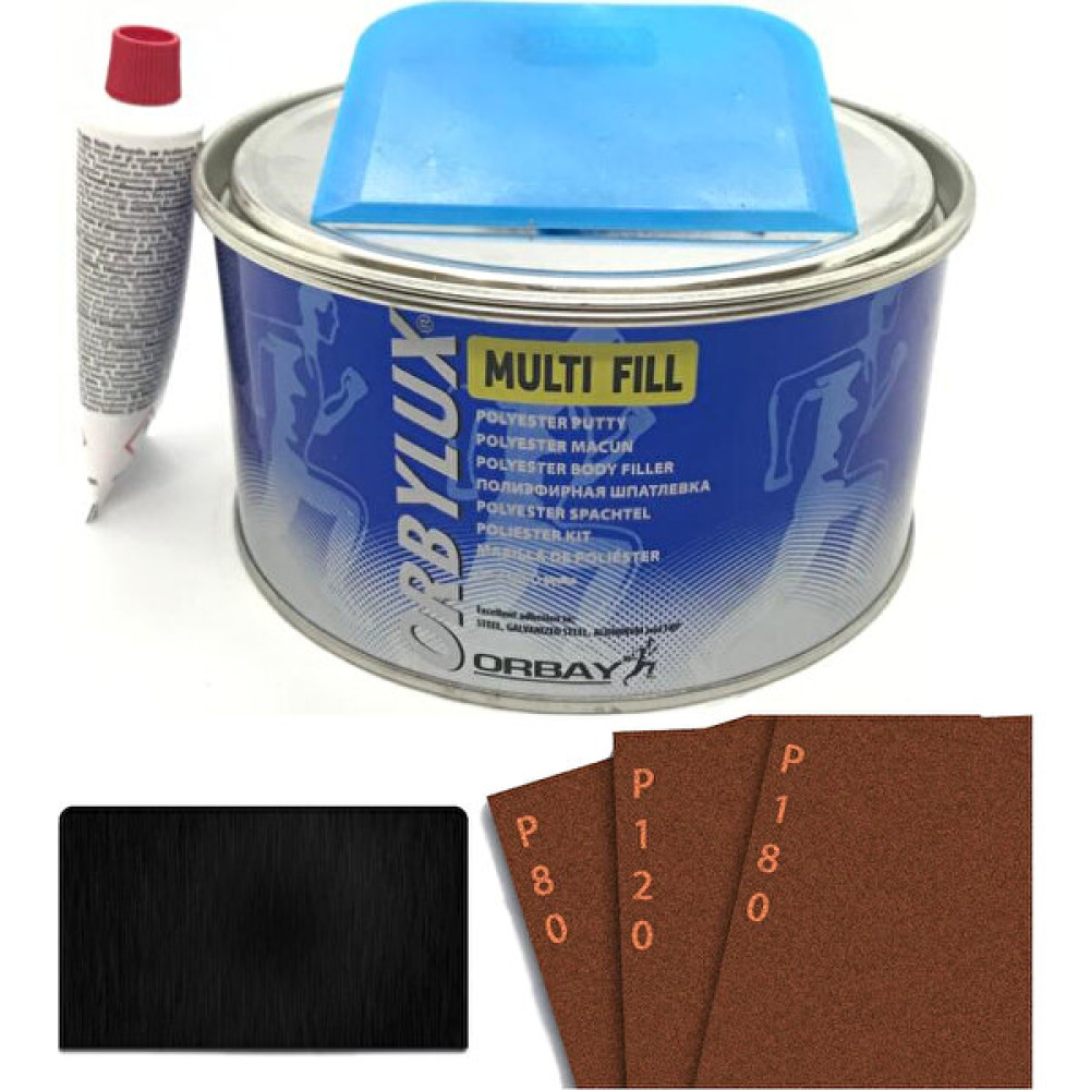 Orbay Orbylux Polyester (Çelik) Macun Seti 1000 gr Oto Bakım & Temizlik Ürünleri Fiyatı