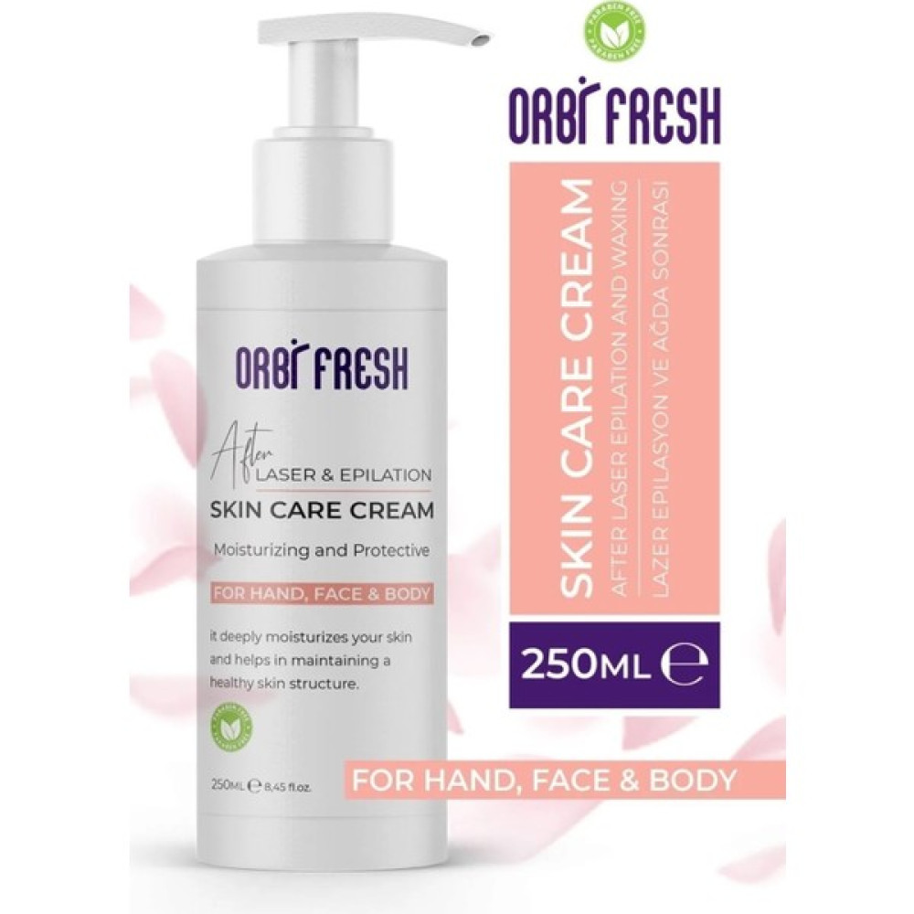 Orbifresh Lazer Epilasyon ve Ağda Sonrası Tahriş Azaltıcı Bakım Kremi 250 ml Nemlendiriciler Fiyatı