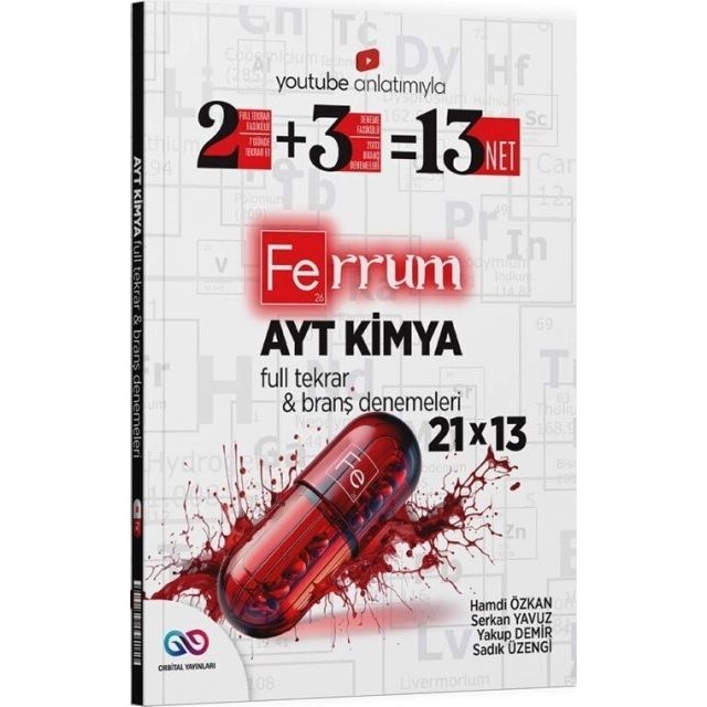 Orbital Yayınları Ayt Kimya Ferrum 21 x 13 Branş Denemeleri 12. Sınıf Sınav Bilgisi İçin - belirtilmemiş SSD / Solid State Drive Fiyatı