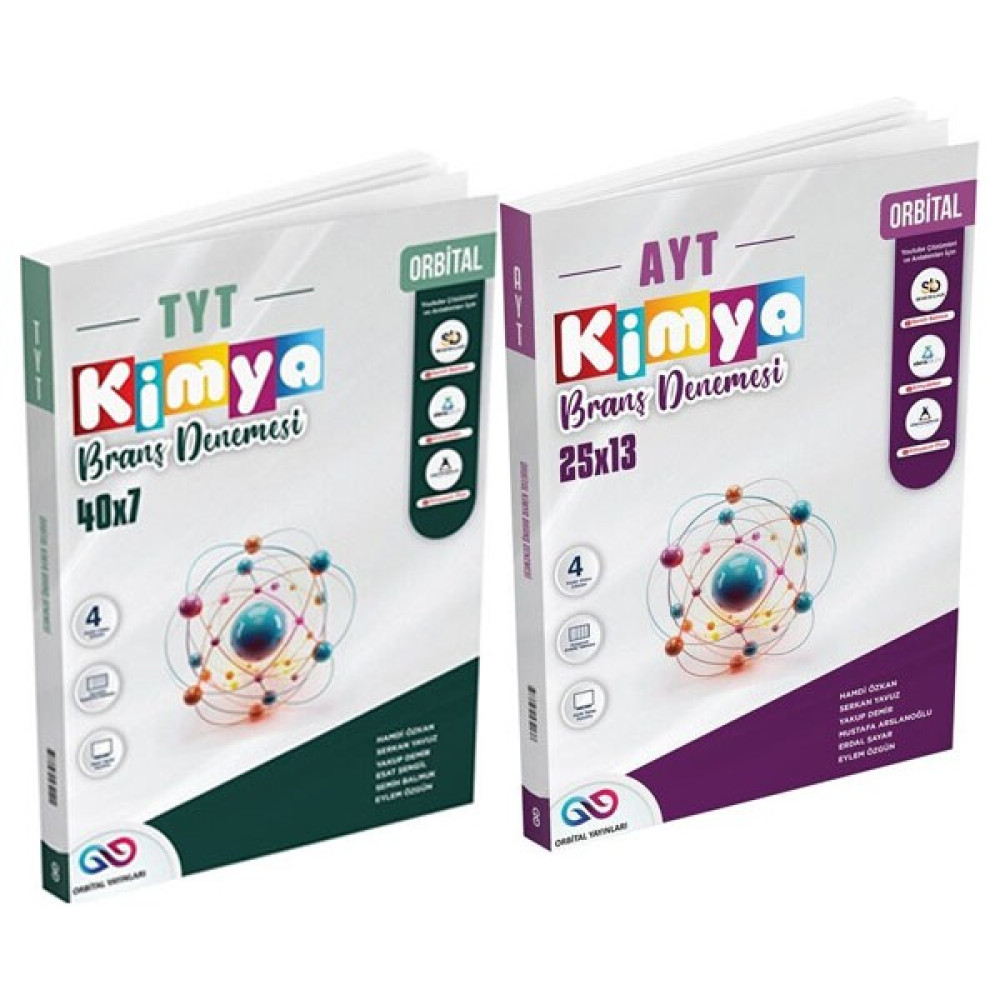 Orbital Yayınları TYT – AYT Kimya 40 x 7 Branş Denemeleri Set - Deneme Ders Sınav Kitapları Fiyatı