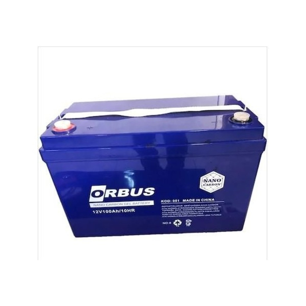 Orbus 12 Volt 100 Amper Jel Akü Orbus Oto Boyaları Fiyatı