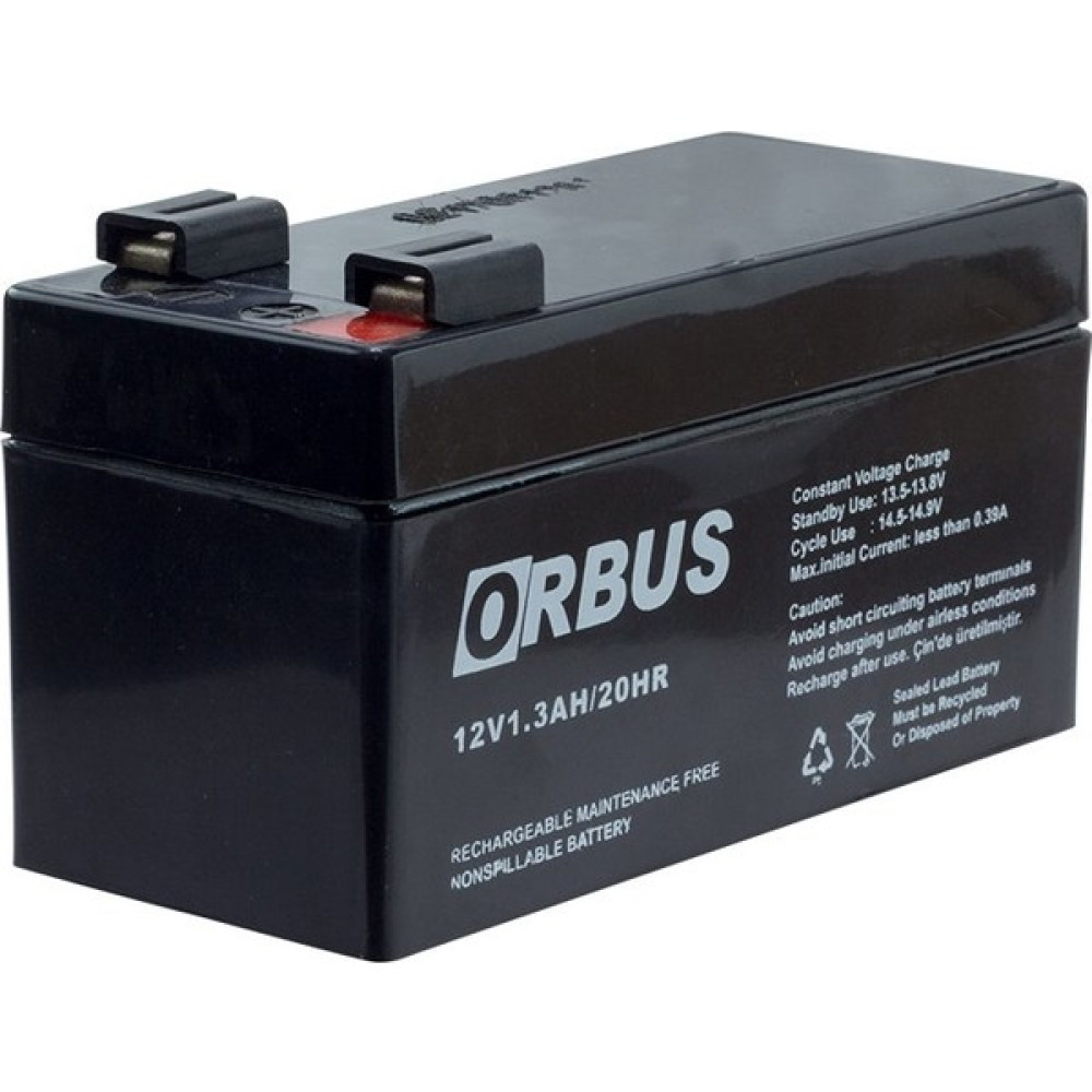 Orbus 12 Volt 1.3 Amper Akü Akü Fiyatı