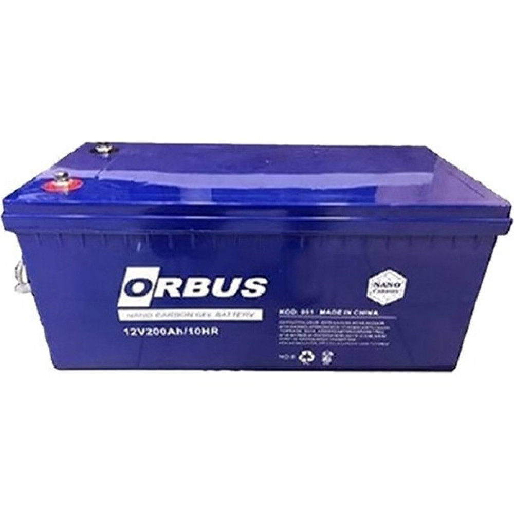 Orbus 12 Volt 200 Amper Jel Akü Akü Fiyatı