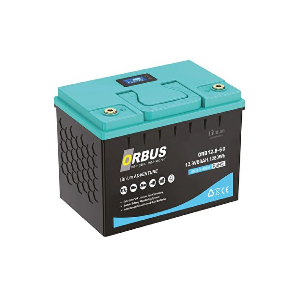 Orbus 12.8V 60 aH LifePo4 Lityum Akü Diğer Fiyatı