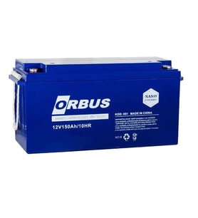 Orbus 12V 150Ah SOLAR SİSTEMLER İÇİN Deep Cycle Derin Döngü Nano Carbon Jel Akü Akü Fiyatı
