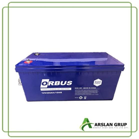 Orbus 12V 200Ah Solar Gel Akü