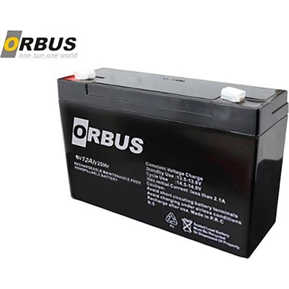 Orbus 6V 12AH (Oyuncak Araba Aküsü) Akü Fiyatı