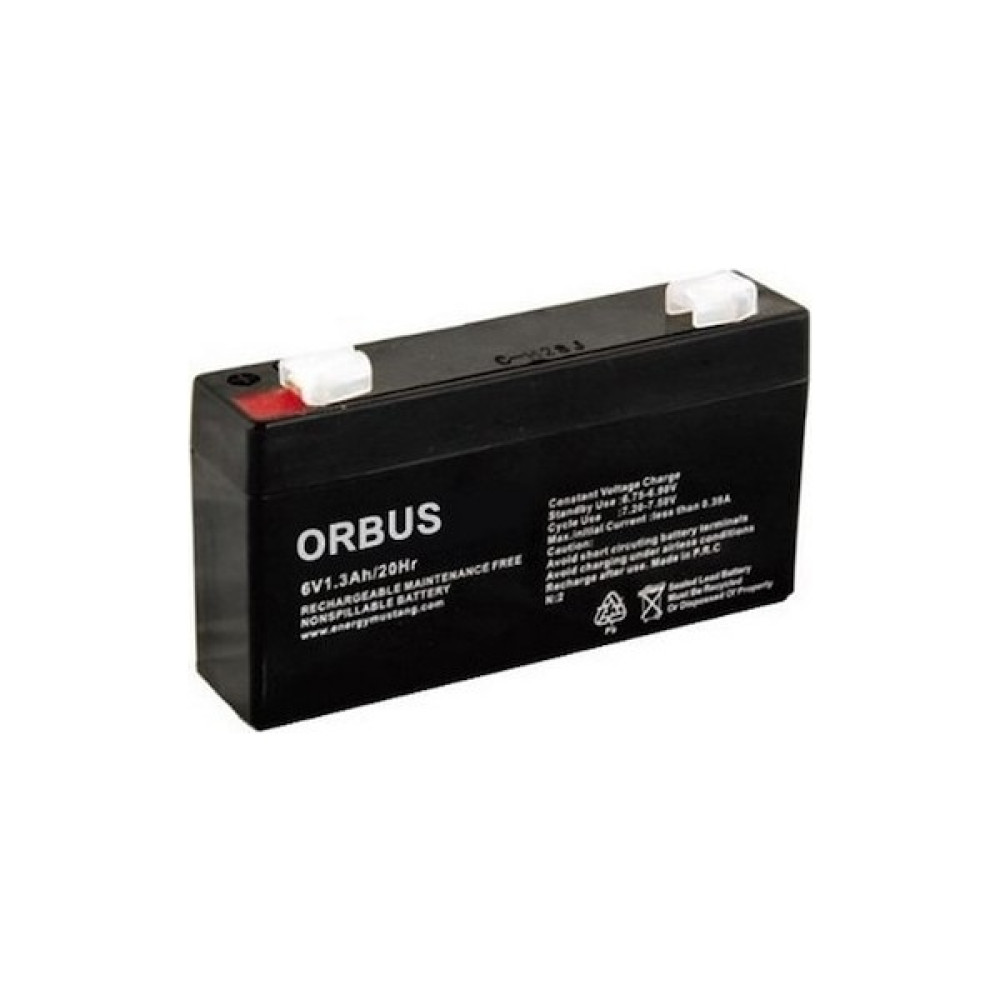 Orbus 6V 1.3AH Bakımsız Tip Kuru Akü Akü Fiyatı