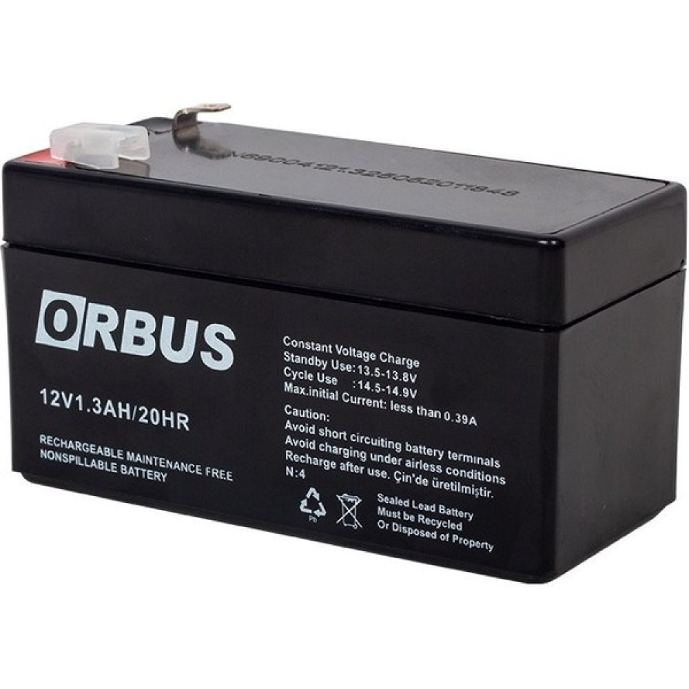 Orbus Akü 12 Volt 3 Amper Orbus ( 134 x 66 x 60 mm ) 1 Ah Akü Fiyatı