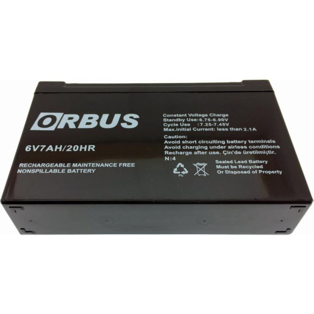 Orbus Akü 6V 7AH Orbus ( 150 x 30 x 95 ) Oto Boyaları Fiyatı