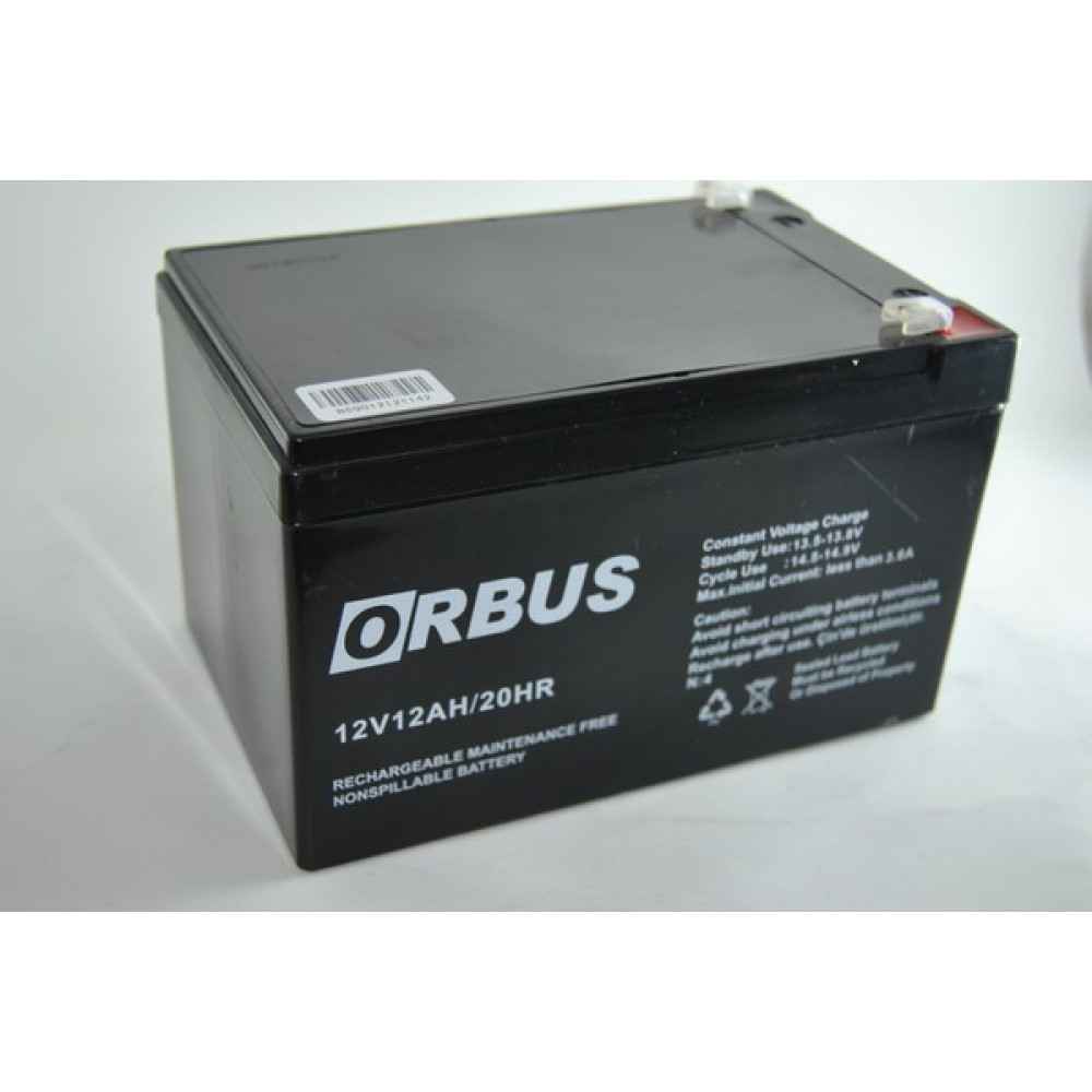 Orbus Elektrikli Bisiklet Motosiklet Aküsü 12V 12AH ÖLÇÜ:150X96X94 Akü Fiyatı