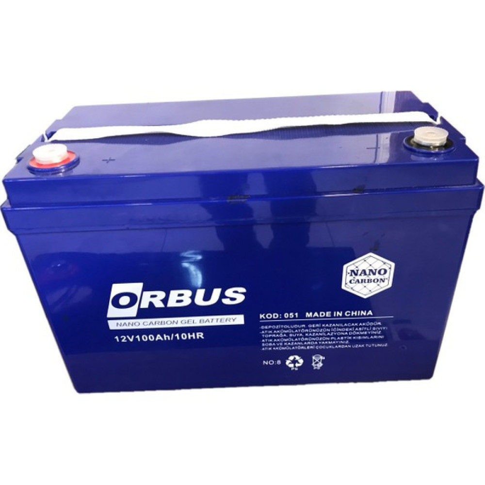 Orbus Jel Akü 100 Amper Akü Fiyatı