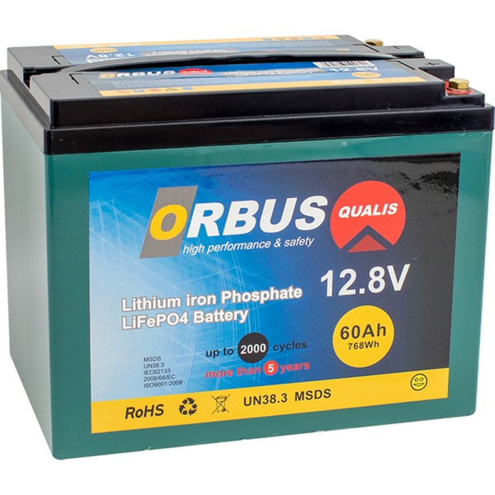 Orbus Lıt-12-60 12.8 Volt 60 Amper Lityum Lifepo4 Akü Oto Boyaları Fiyatı