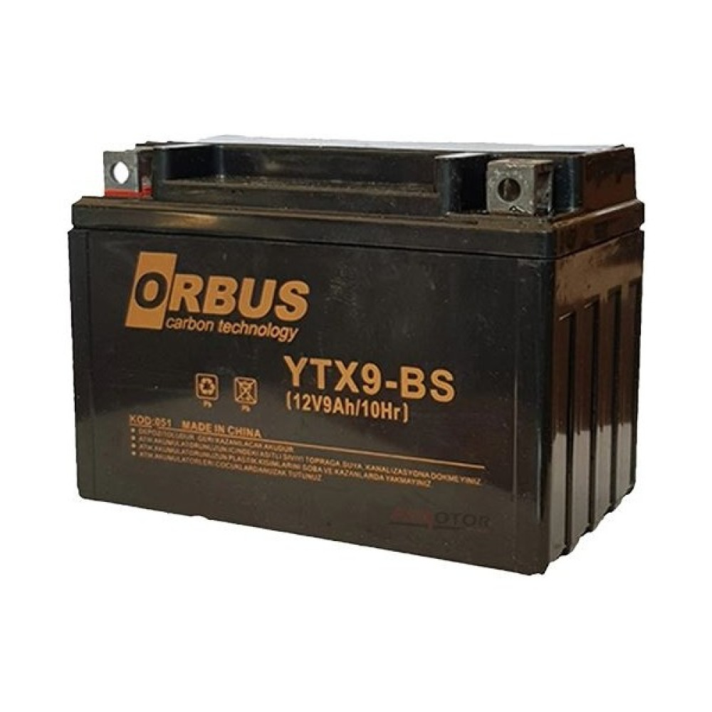 Orbus Motosiklet Aküsü 12 Volt 9 Amper Yeni Tarihli Taze Akü 150X86X107MM 2.9 kg Oto Boyaları Fiyatı