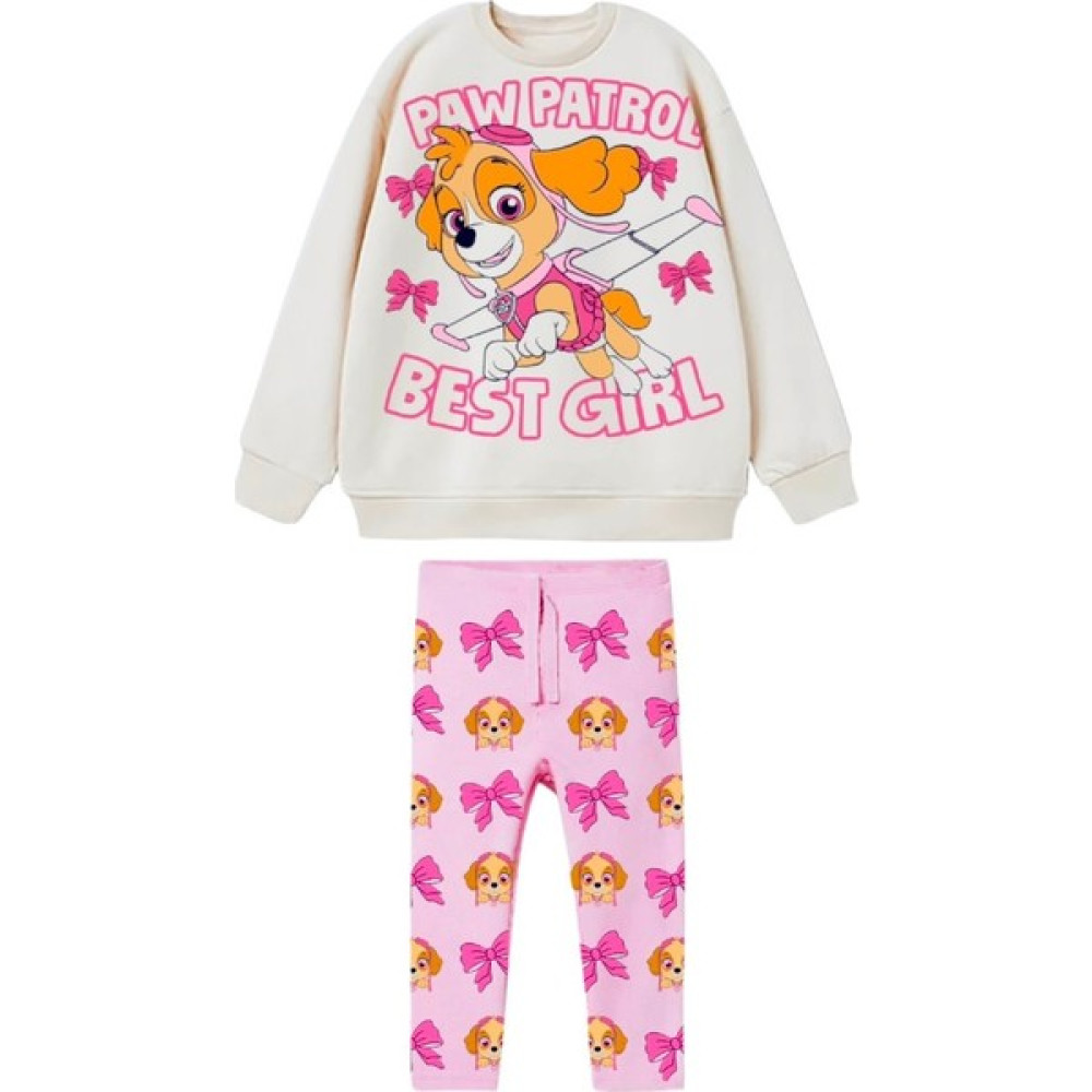 Orca Kids Fashion 2-8 Yaş Aralığı Paw Patrol Best Girl Sweatshirt ve Fitilli Taytlı Takım Kız Çocuk Giyim Takımı Fiyatı