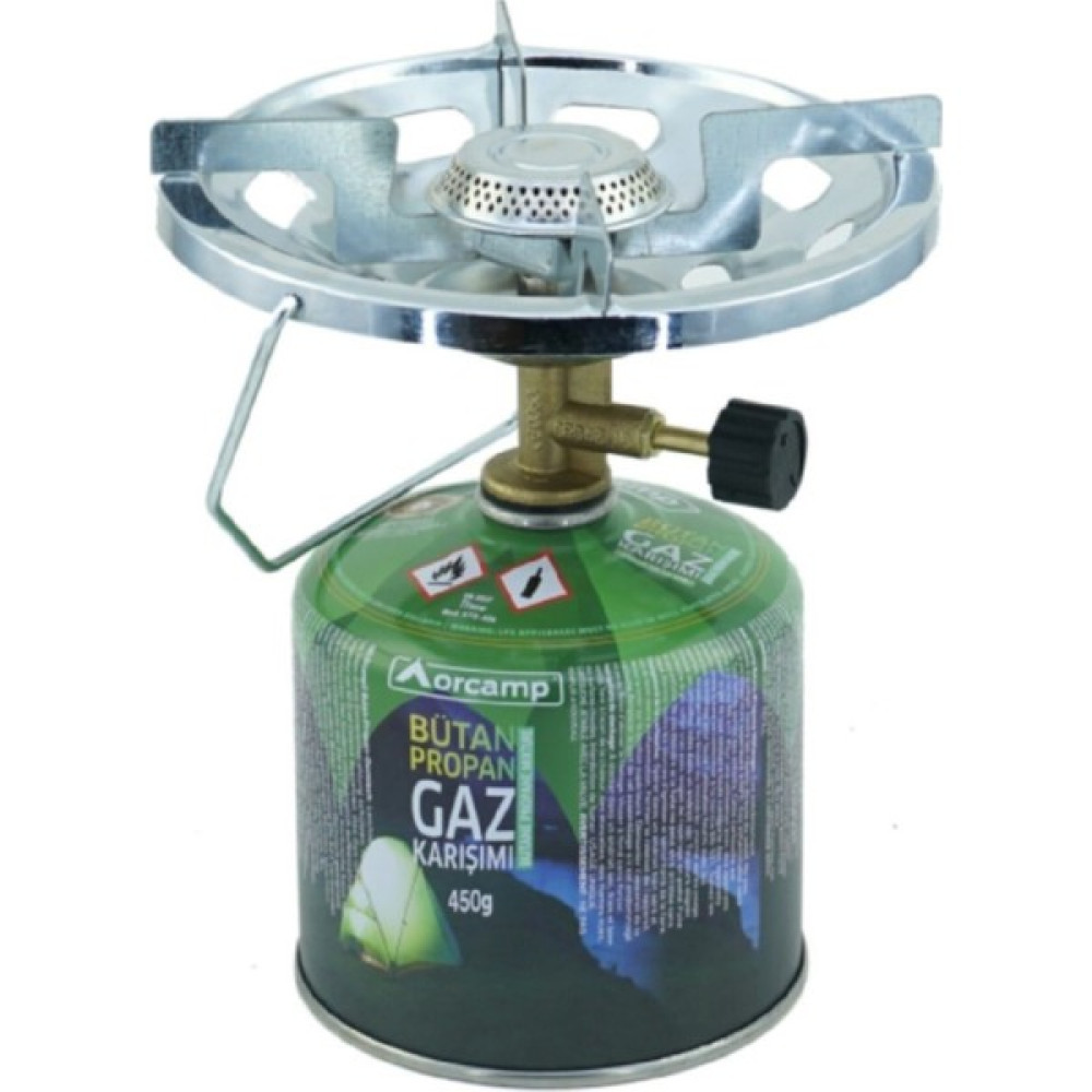 Orcamp Kamp Gaz Kartuşu Siboplu Ocak Set Orgaz 450 gr - KTS450 + K500 Kamp Mutfağı Fiyatı