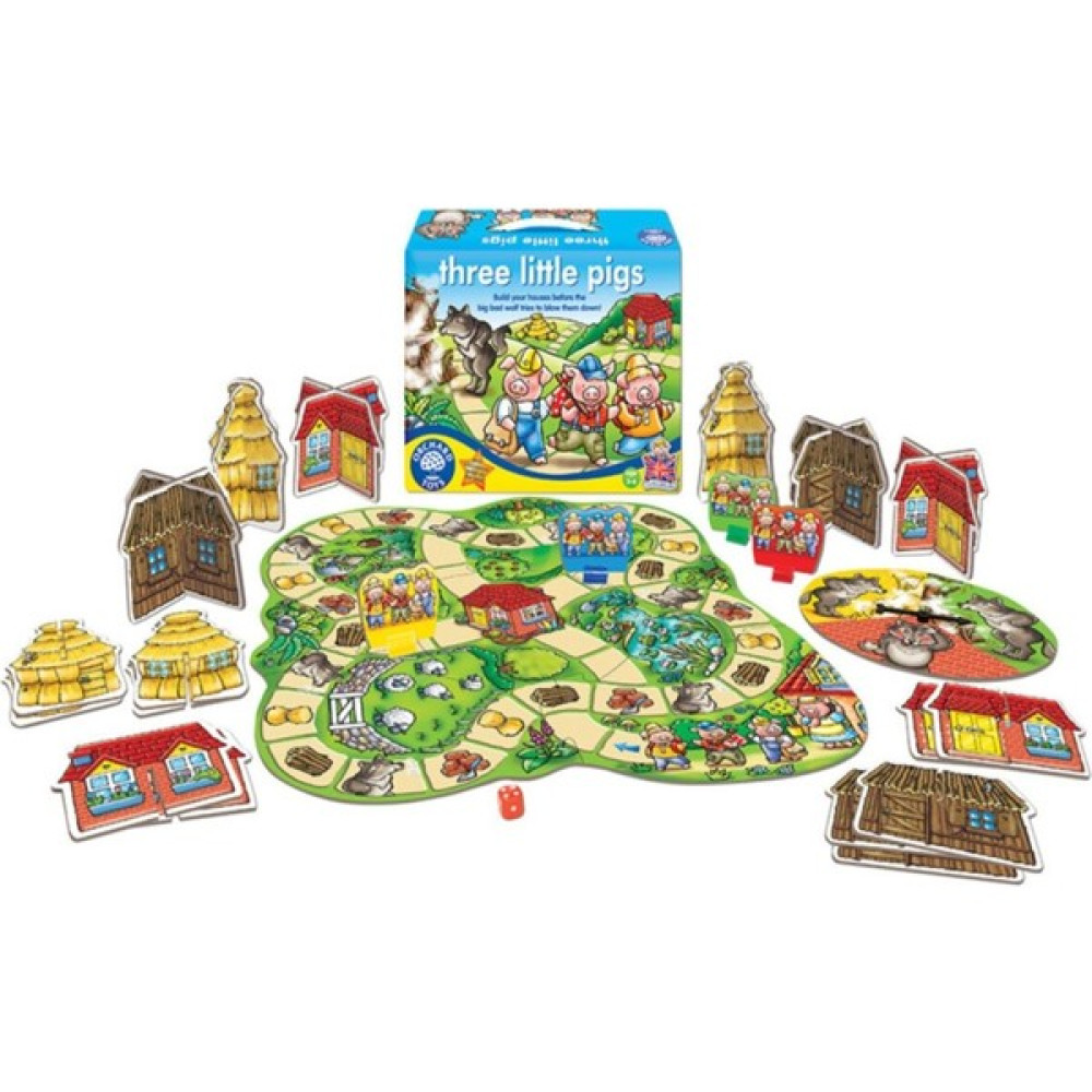 Orchard Orchard Three Little Pigs (Üç Küçük Domuzcuk ) 3-6 Yaş - Renkli Eğitici Oyuncak Fiyatı