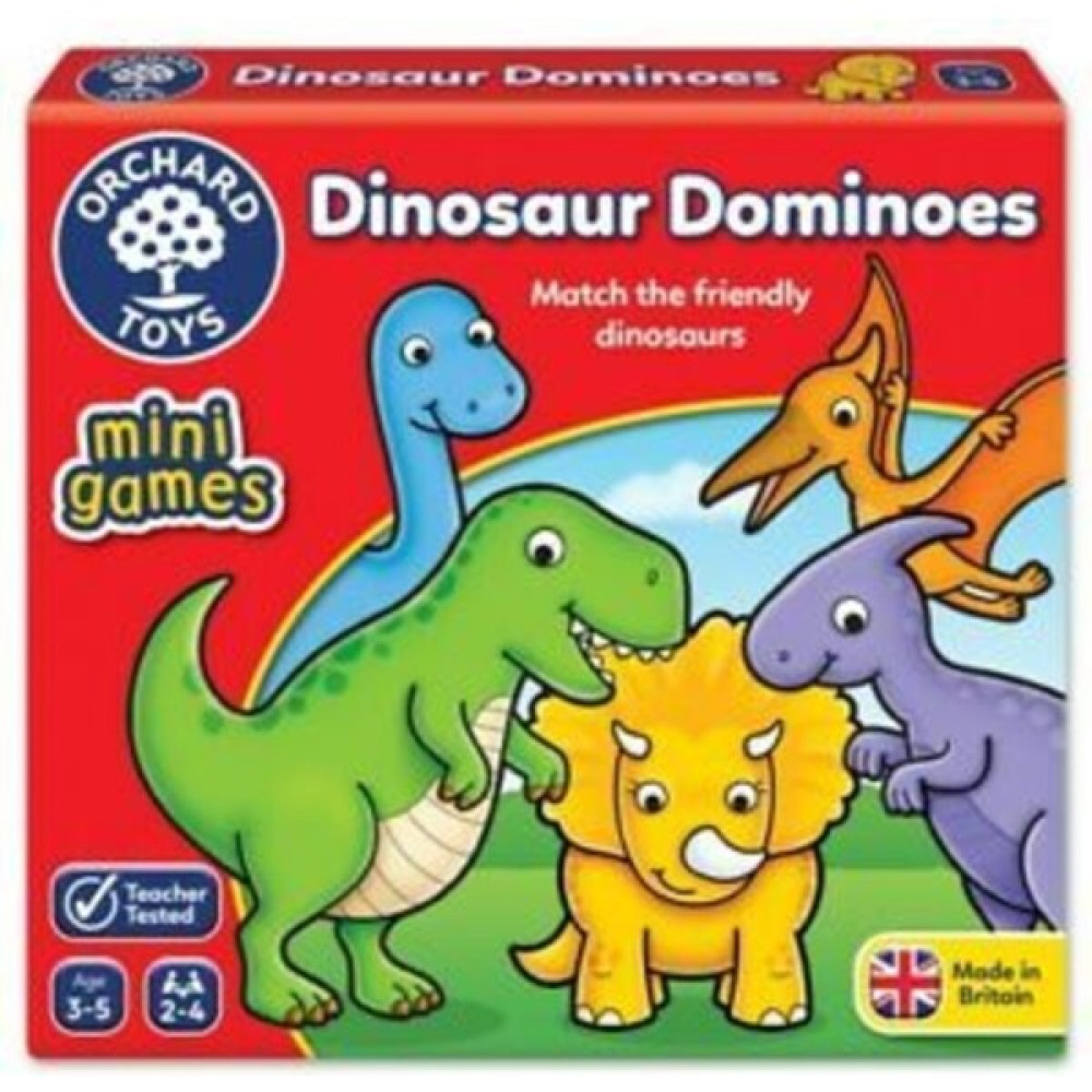 Orchard Toys Dinozor Domino Oyunu 3 Yaş 353 - Renkli Eğitici Oyuncak Fiyatı