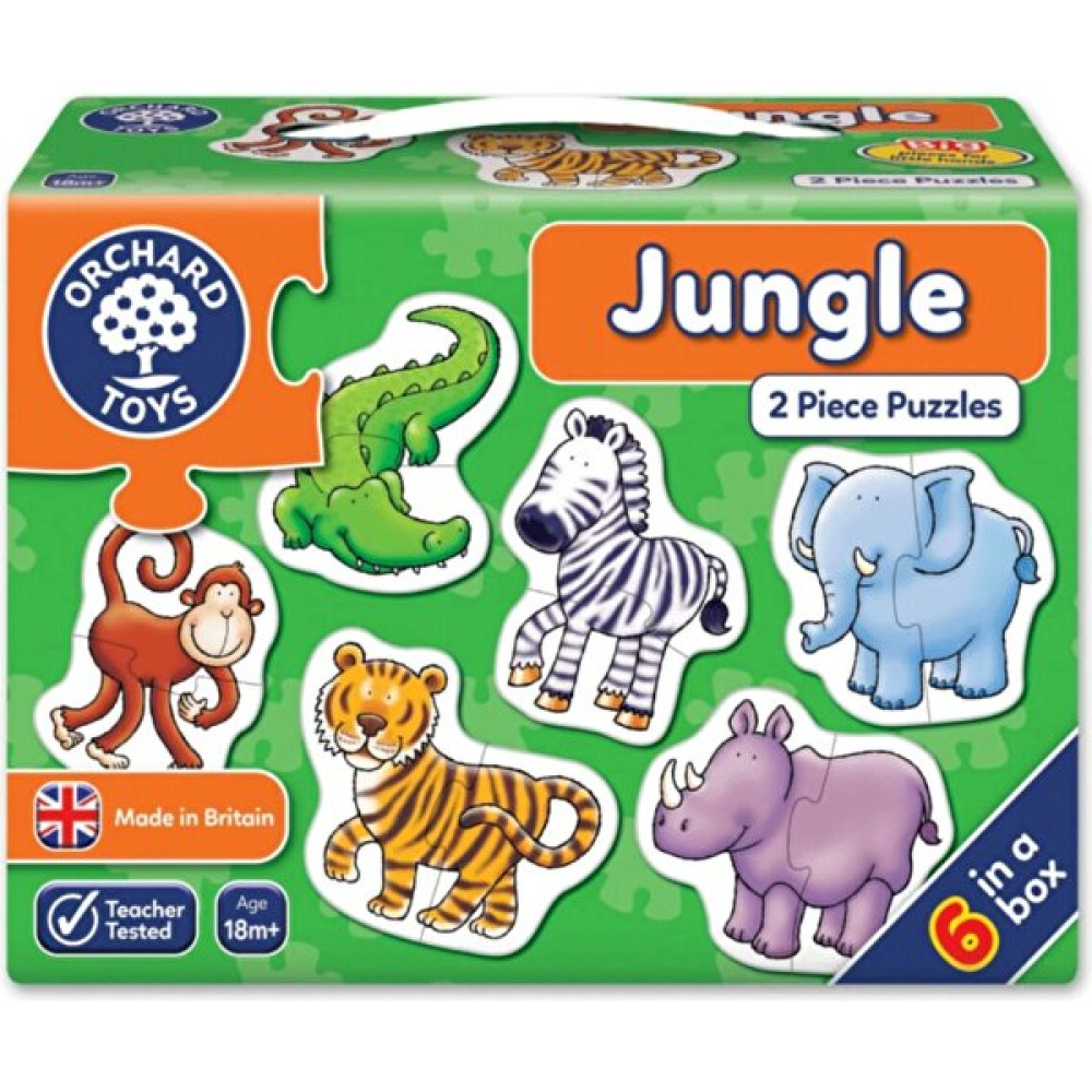 Orchard Toys Jungle Puzzle Orman Hayvanları 18 Ay Büyük Parçalı Yapboz Eğitici Oyuncak Fiyatı